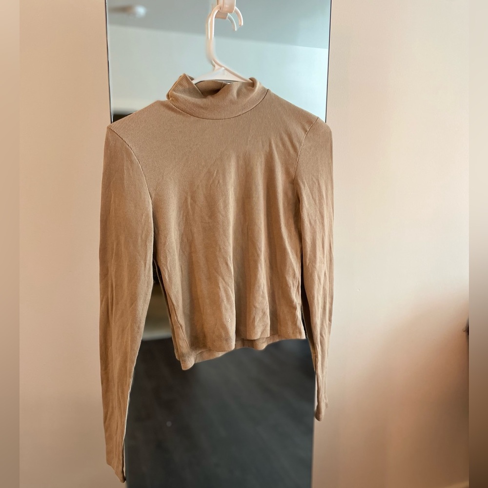 Cropped turtle neck